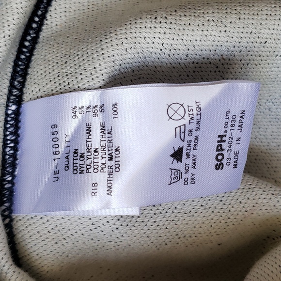 Uniform Experiment men's crewneck size 4/XL, gray NWT, made in Japan - Picture 9 of 10